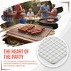 Cross Wire BBQ Grill Wire Mat Iron, Grill Rack Grids  Home Cooks BBQ Enthusiasts Camping Lovers