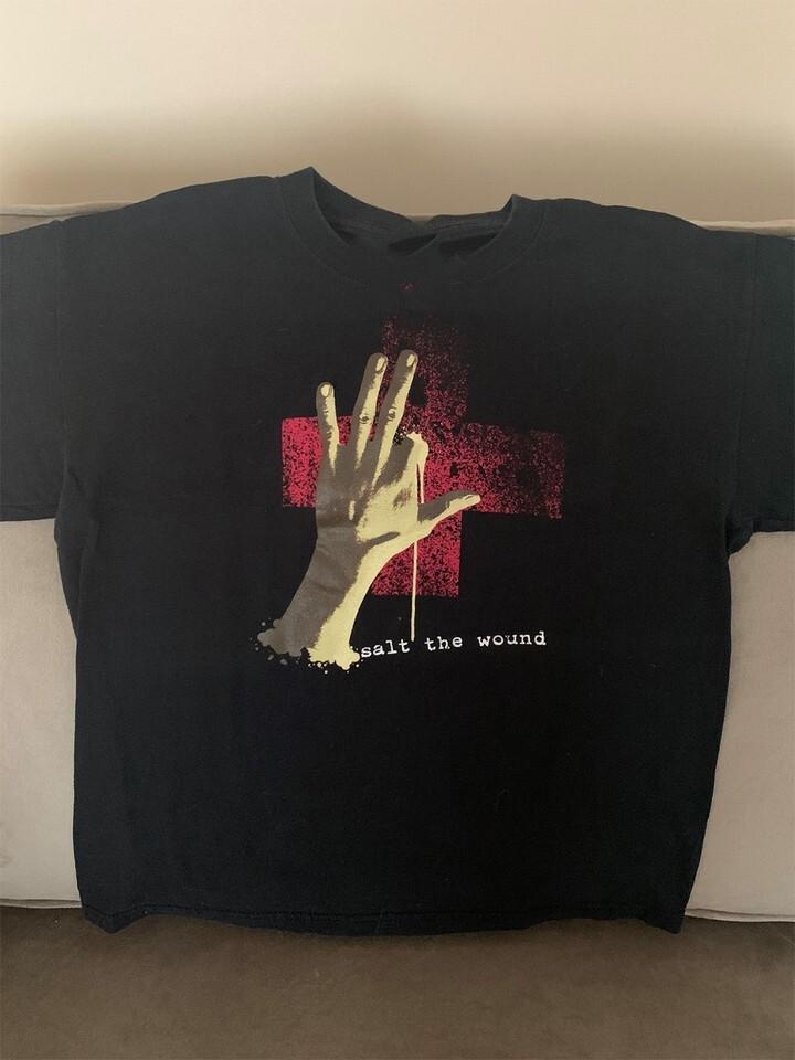 Salt the Wound Band Music Black T-Shirt Cotton All Size S