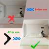 12/24PCS Reusable Double Sided Rug Gripper Tape Adhesive Non-Slip Rug Pad Tape Stickers Washable Area Rug Pad Carpet Tape