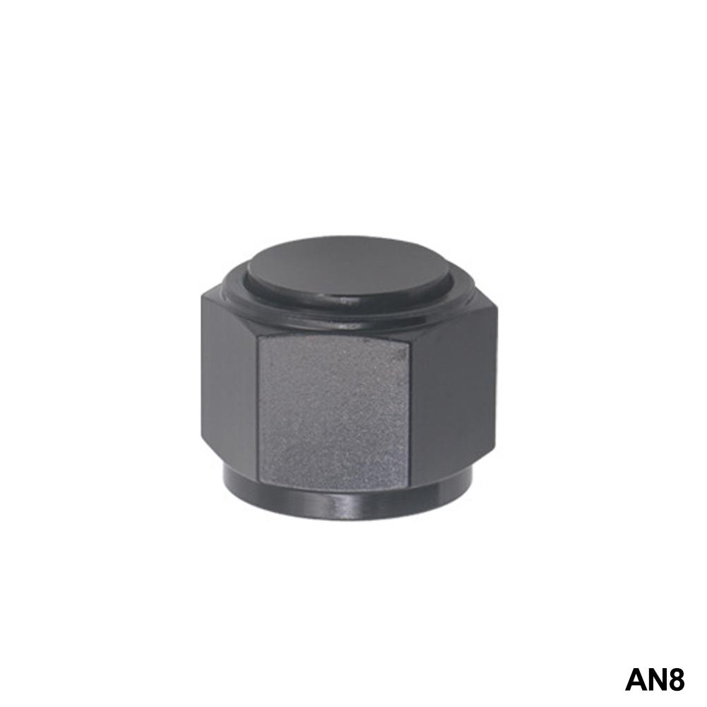 AN4 AN6 AN8 AN10 AN12 Female Flare Cap Block Off Fitting Plug Aluminum Swivel Hex Head Nut Port Adapter for Fuel Oil Line