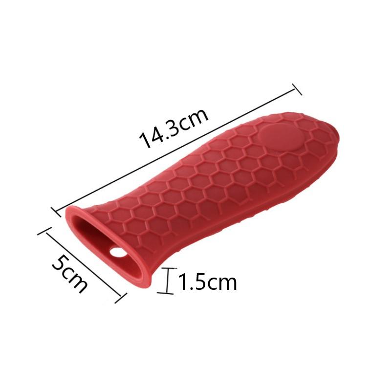 Bucătărie Anti-alunecare Rezistent la Căldură Mâner din Silicon Pentru Oale și Tigăi Mâner de Prindere Suport Ușor de Instalat și Îndepărtat Accesorii de Uz Casnic