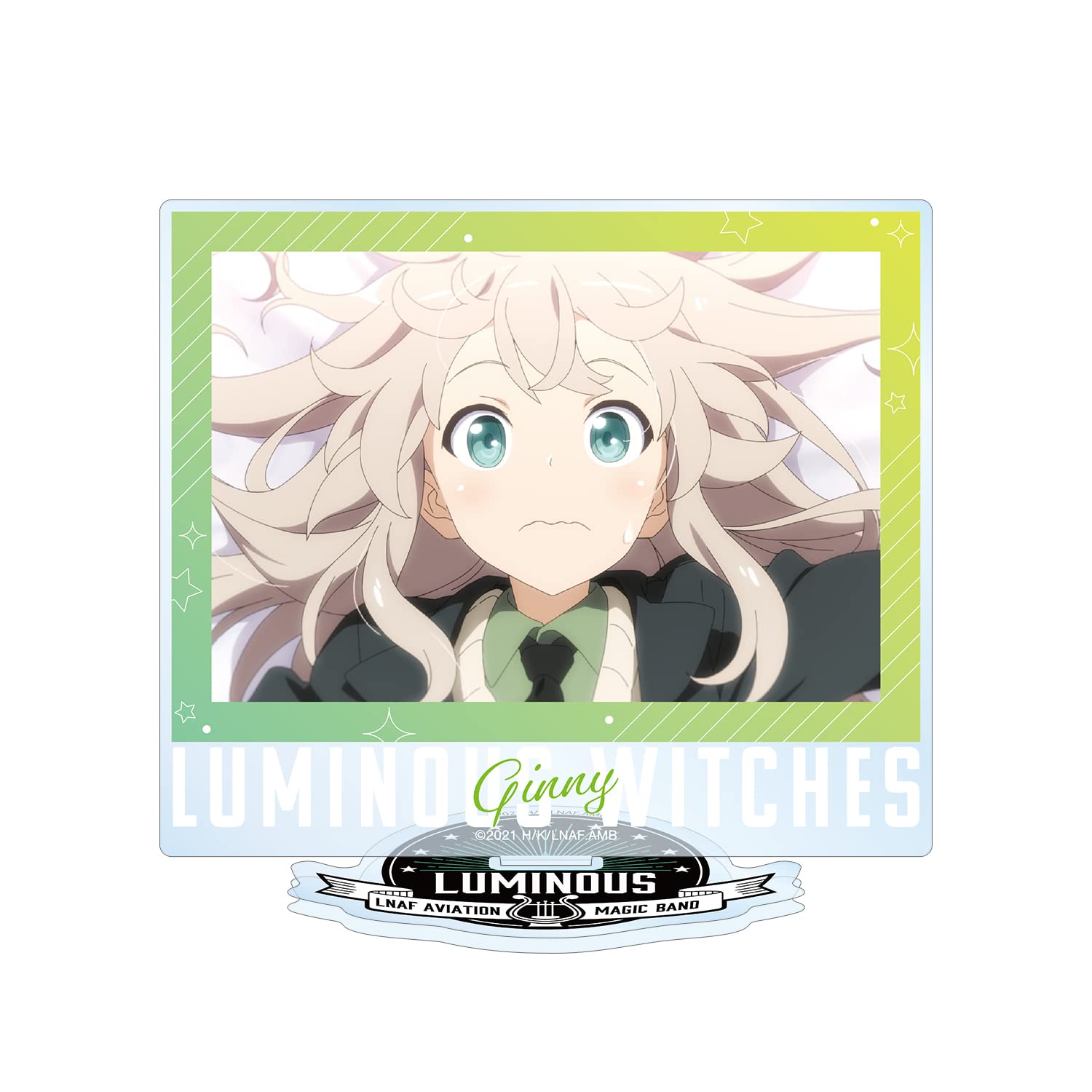 

TV anime Virginia Robertson scene photo BIG acrylic stand Luminous Witches