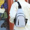 Glow Men's Chest Bag Large Capacity Casual Phone Pouch Portable Nylon Crossbody Bag Casual Wear