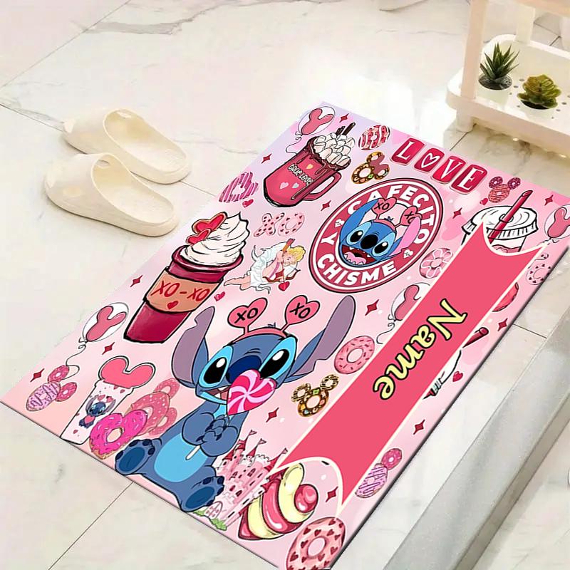 Custom 1Pc Stitch'S Cosmic Adventure Rug Office Carpet Indoor Outdoor Entrance Doormat Nonslip Soft And Comfortable Living Room D916302
