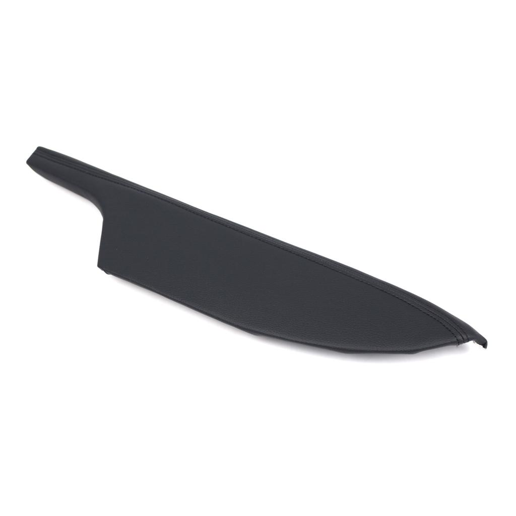 Car Left Right Front Door Armrest Pad Handle Cover for 2008-2012 Accord Coupe Black Leather Armrest Cover