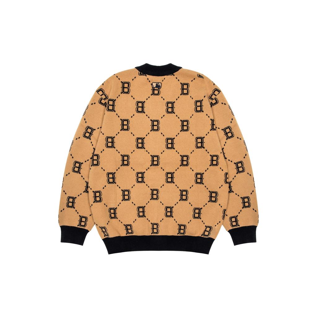 MLB FW22 Sweater Unisex Beige Yellow 3AKCM0224-43BGS