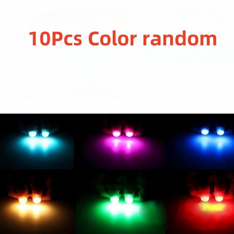 2-10Pcs Magic Thumbs Light Toys For Adult Magic Trick Props Luminous Led Flashing Fingers Halloween Party Toys For Children