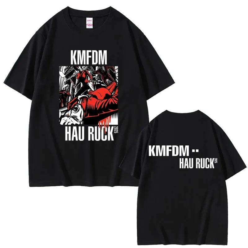 

2026 Rock Band Kmfdm Tour 97 Graphic Print T-shirt Summer Men Women Vintage Gothic Punk Streetwear Male Casual Pure Cotton T Shirts L