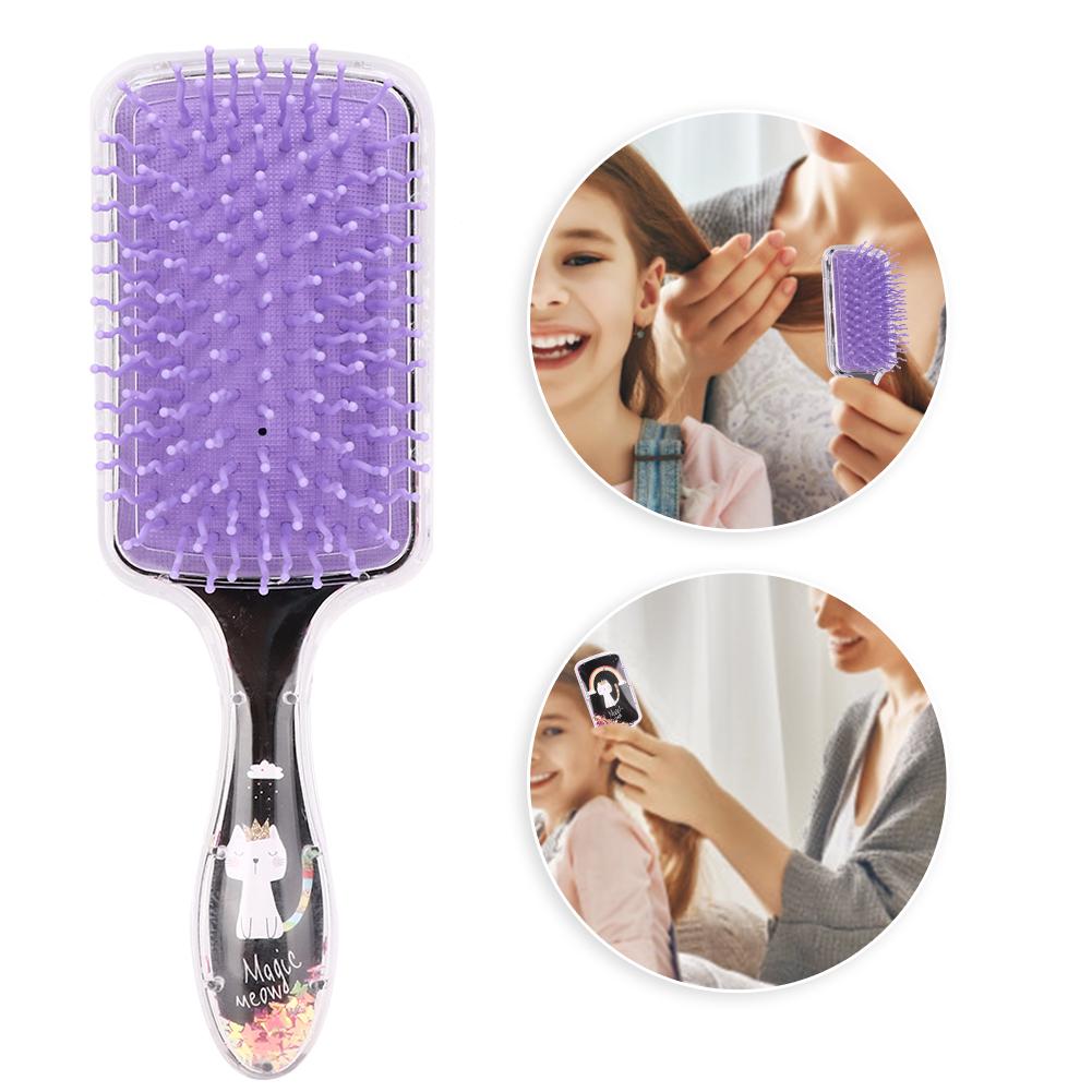 Cartoon Hair Comb Straight Curly Air Cushion Hairstyling Comb Hair Massage BrushCat