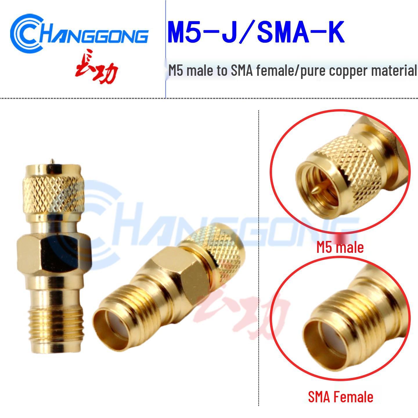 

SMA Female to M5/L5 Male Vibration Acceleration Sensor Adapter 10-32 UNF