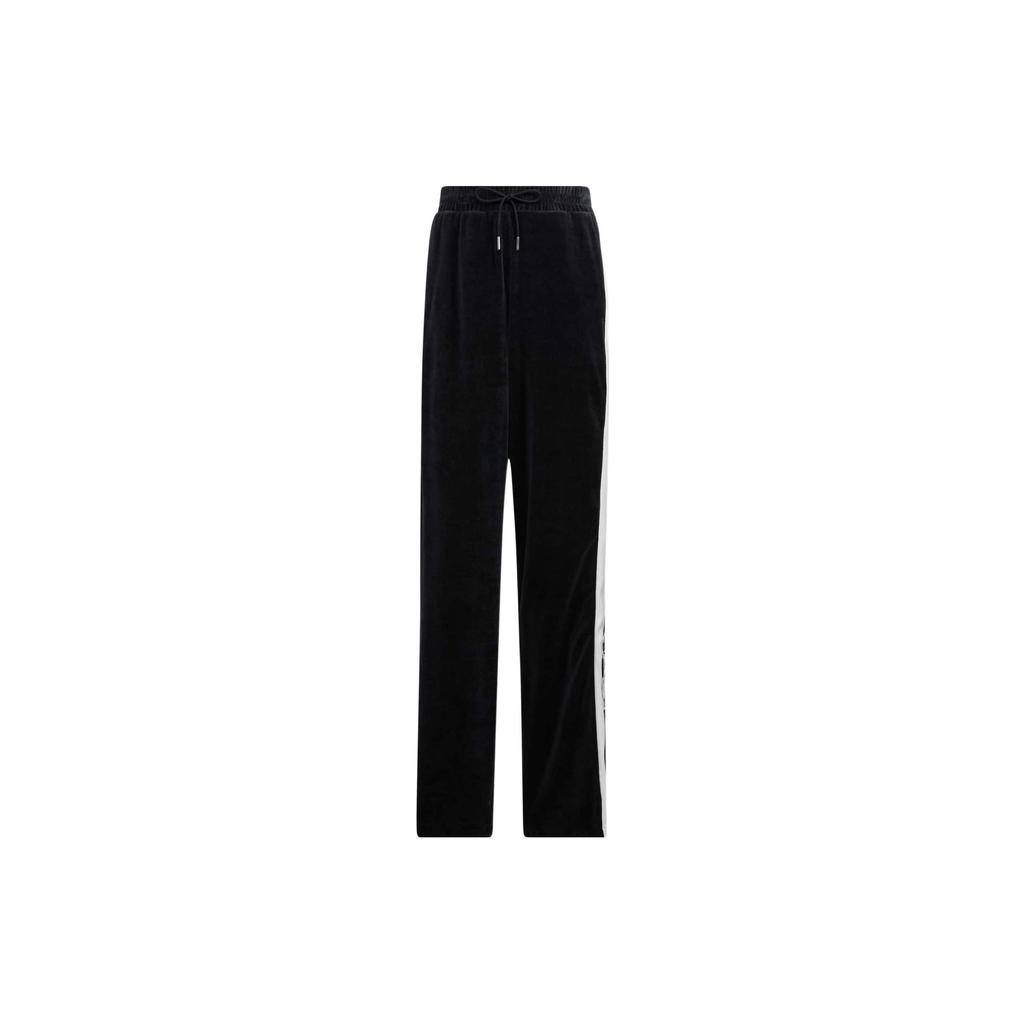 adidas Originals Adibreak Pant Women Black Snap Button Brand Logo Print Bottoms IC8127