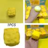 New Arrival Square Cheese Squeeze Toy For Creative Kids Wholesale Cute Simulation Cheese Blocks