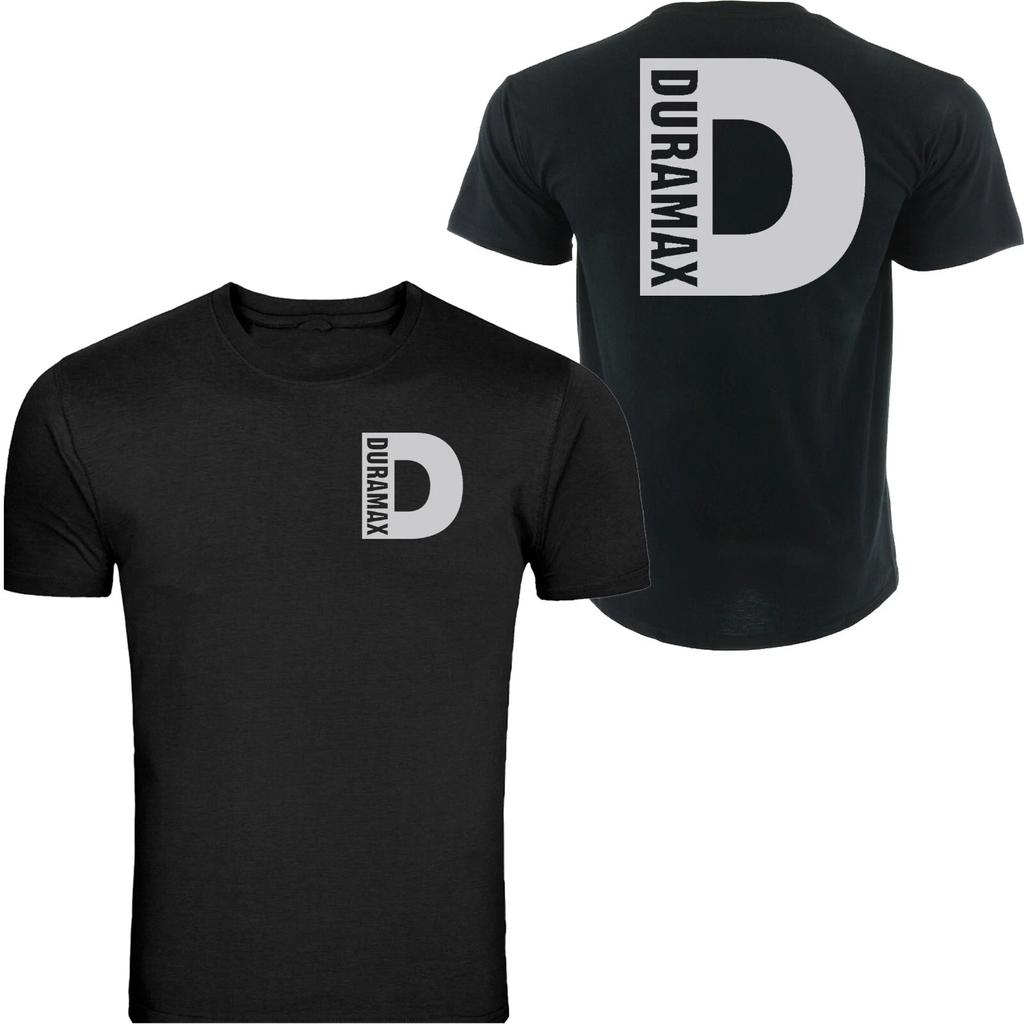 Duramax Big D Design TShirt Unisex Black Color Front Back S 4XL