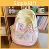 Sweet Cute Student Book Bag For Girls With Large Capacity And Lightweight Design