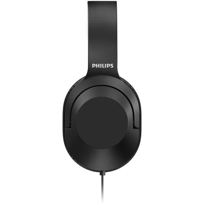 PHILIPS TAH2005BK - Casque Stéréo - Arceau léger - Haut-parleurs 40mm - Coussinets de coque doux - Noir