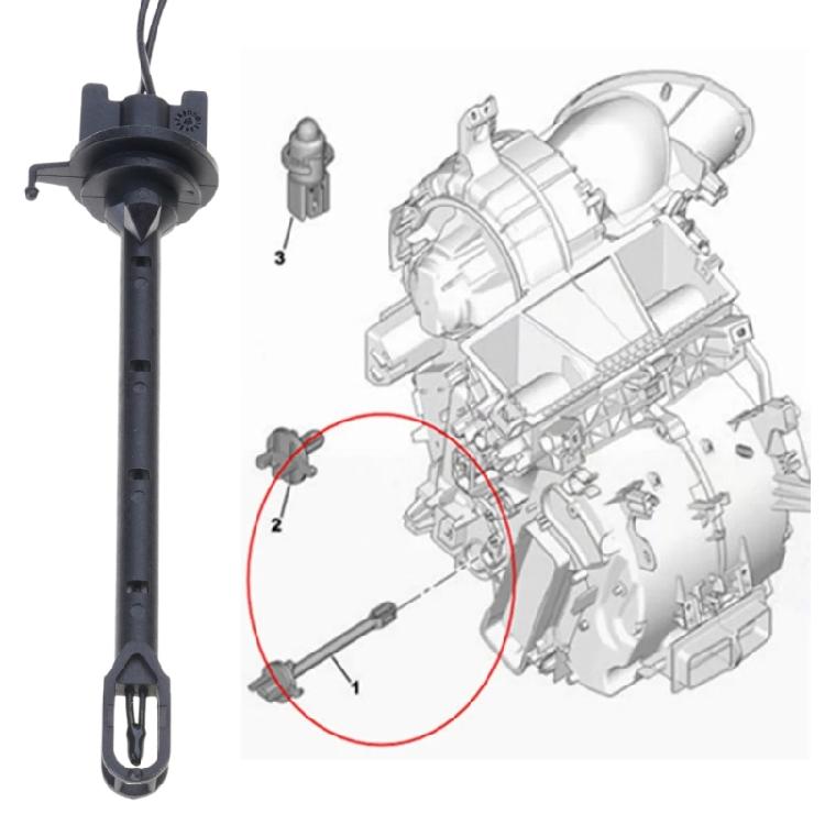 6445ZT 277239472R Capteur de température de climatiseur d'évaporateur Pièce auto 508793 95517555 Unité d'émetteur de température