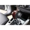 For Nissan Sentra Sylphy 2013- Wood Grain Console Gear Shift Knob Cover Trim