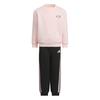 Set Sport Casual Seria Sport Ușoară Pulover Gât Rotund Mânecă Lungă Cu Dungă Larg Confortabil Pantaloni Set 2 Piese Seturi Copii KC2824