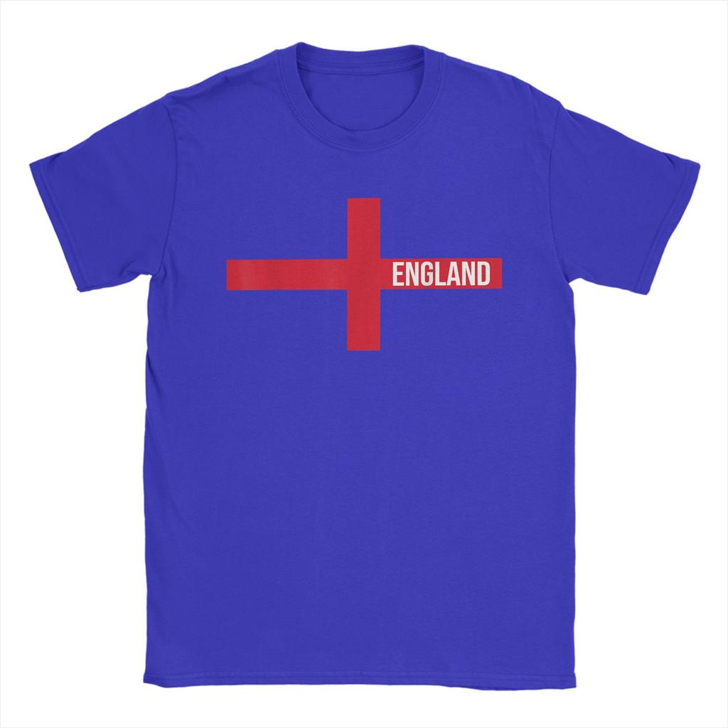 England St Georges Cross Flag English Men T Shirt Novelty Tees Short Sleeve O Neck T-Shirts Cotton Plus Size merch