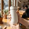 Portable Thermos Water Bottle with Tea Filter Tea Brewing Cup Fashionable Coffee Mug  Travel