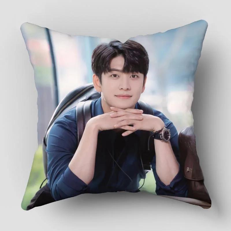 Kang Tae Oh Kpop Band Pillow Case Satin Fabric Pillowcase Decorative Pillow Cover Wedding Decorative 0421