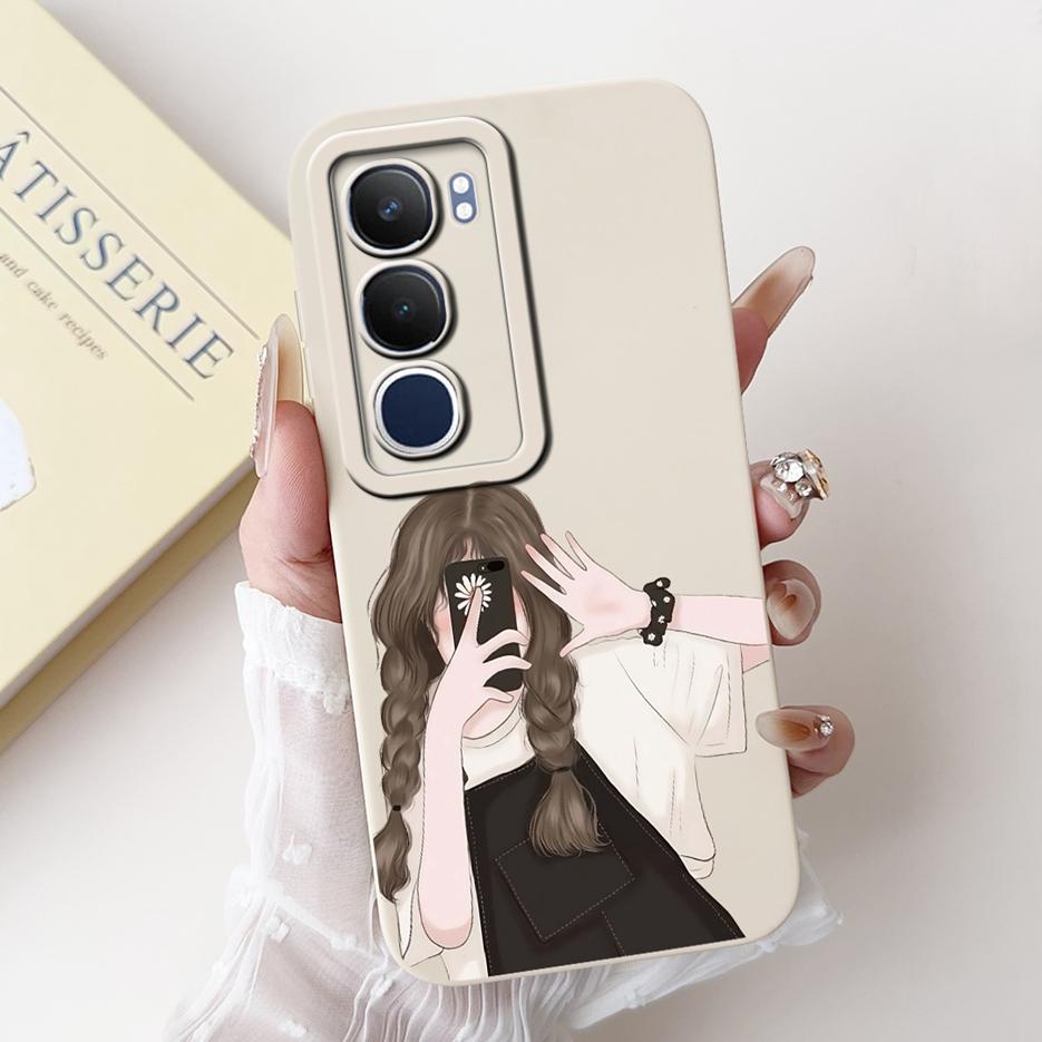 For Vivo Y19s Case V2419 New Unique Candy Painted Cover 6.68'' Shockproof Phone Case For Vivo Y19s Y 19 s VivoY19s 4G Soft Shell