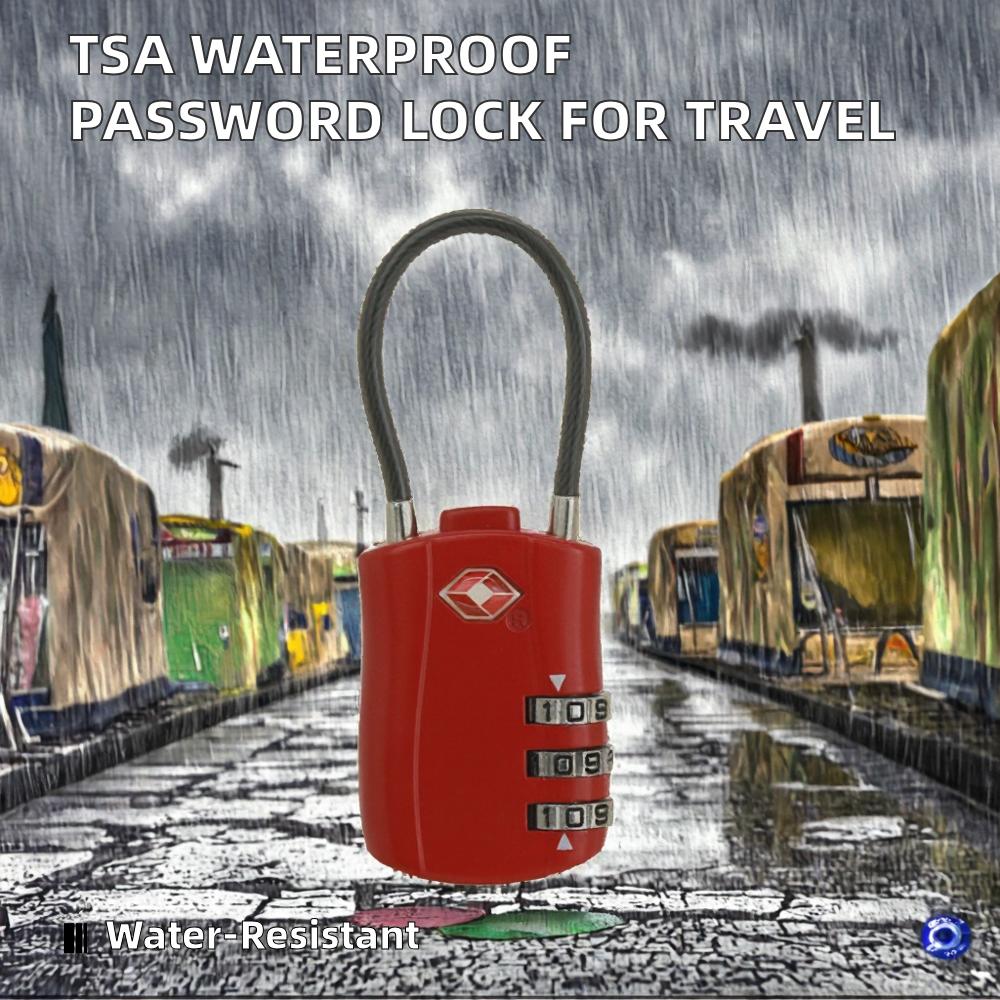 Waterproof Polished Combination Padlock with Password for Personal Use