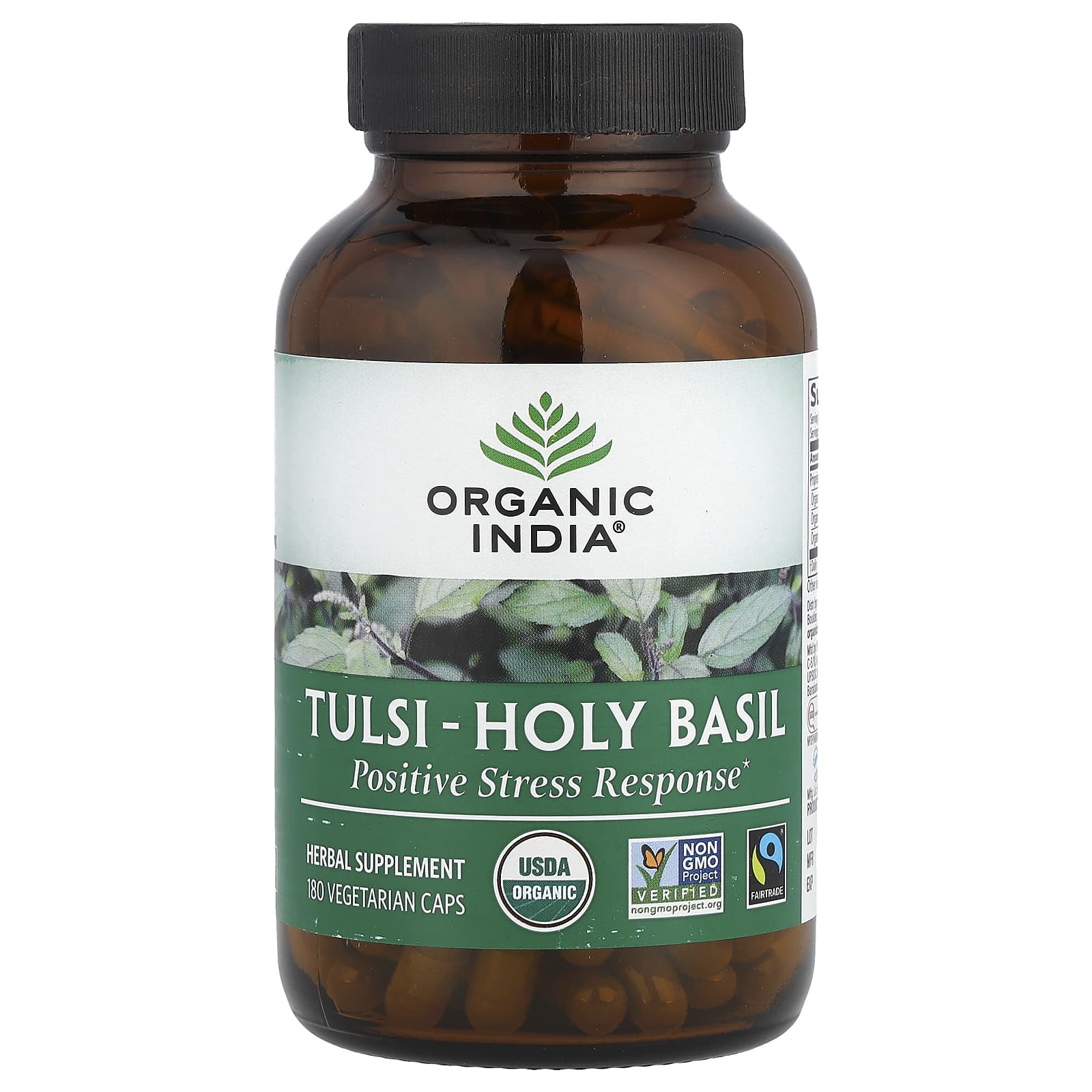 

Tulsi-Holy Basil, Veggie Capsules 180