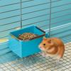 Wall Mount Bunny Hay Feeder Detachable Hamster Hanging Bowl Practical Rabbit Hanging Feeder  Travel