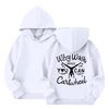 Children's Casual Round Neck Printed Pullover Long-sleeved Hooded Sweatshirt Top