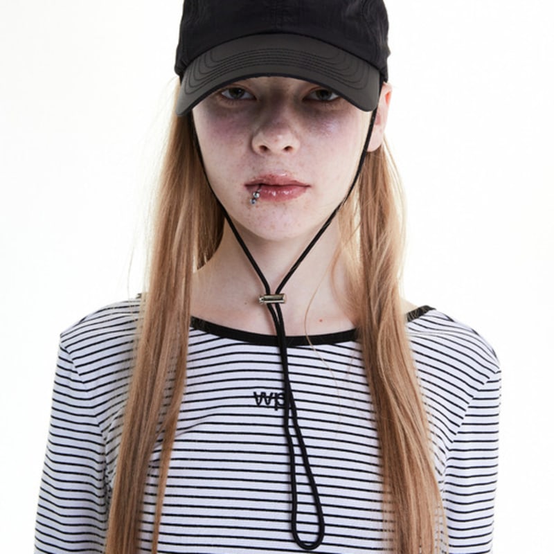 

Whole Paper Nylon String Ball Cap (Black) ONE