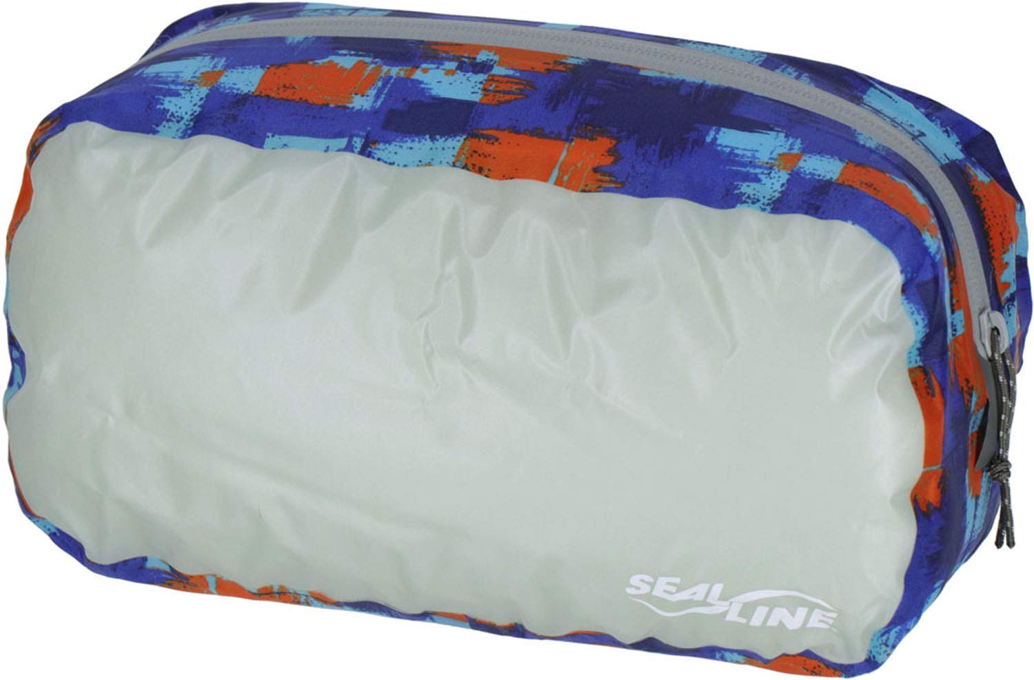 

SealLine Waterproof Bag Block Type Seam Processing Zippered Stuff Sack (Blocker Zip Sack) Blue Camo L [Genuine Japanese Product] 32783