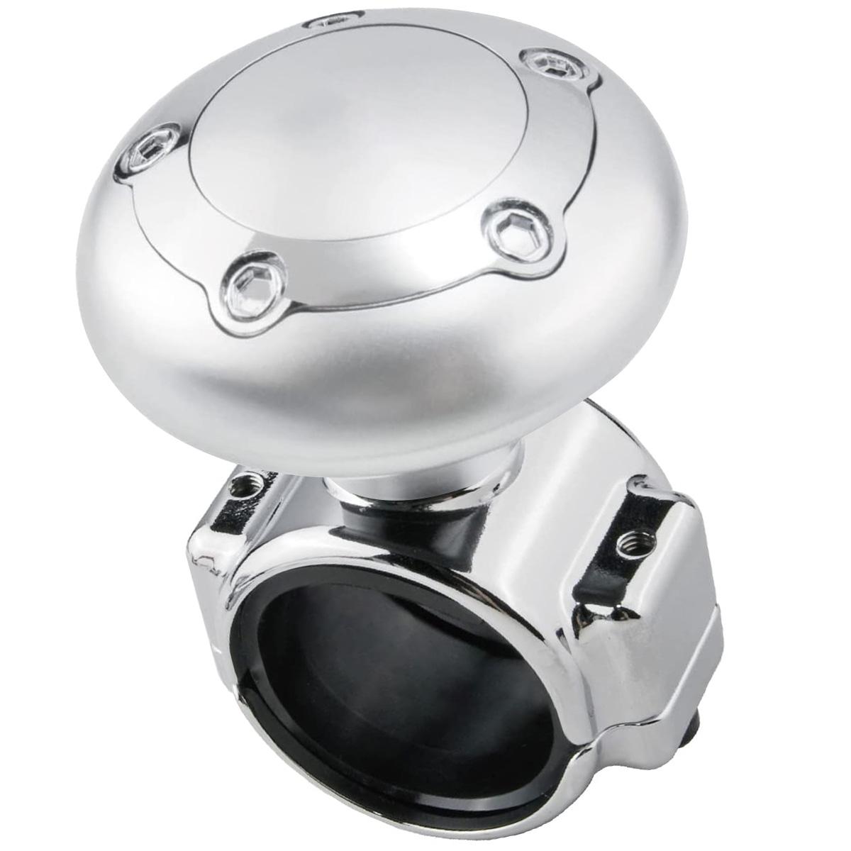 

Steering Wheel Spinner Knob Universal Steering Wheel Booster Spinner Knob Rotating Car Turning Steering Wheel Ball Handle срібний