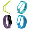 For Mi Band 3/4 TPU Colorful Strap Wristband Replacement Smart Sport