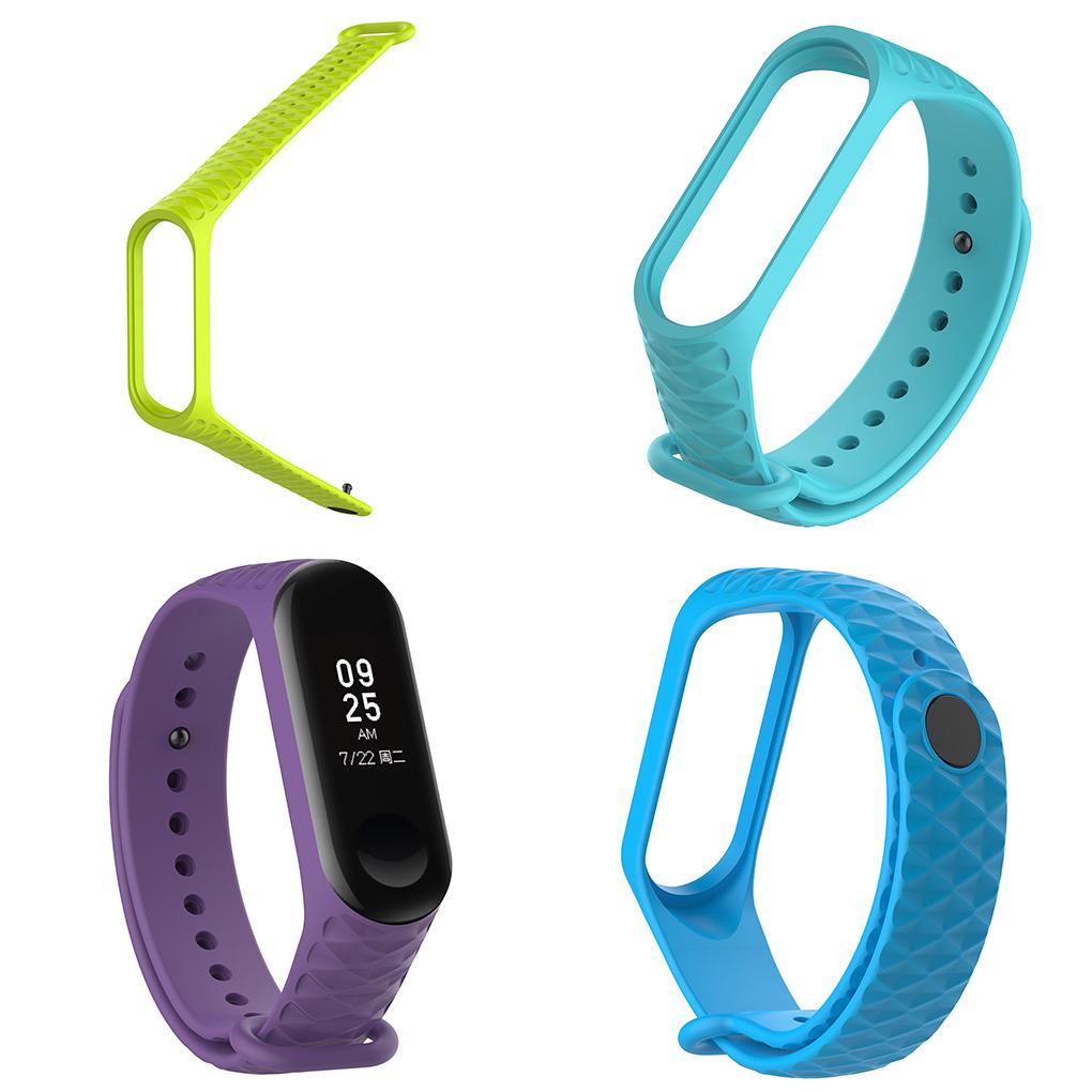 For Mi Band 3/4 TPU Colorful Strap Wristband Replacement Smart Sport