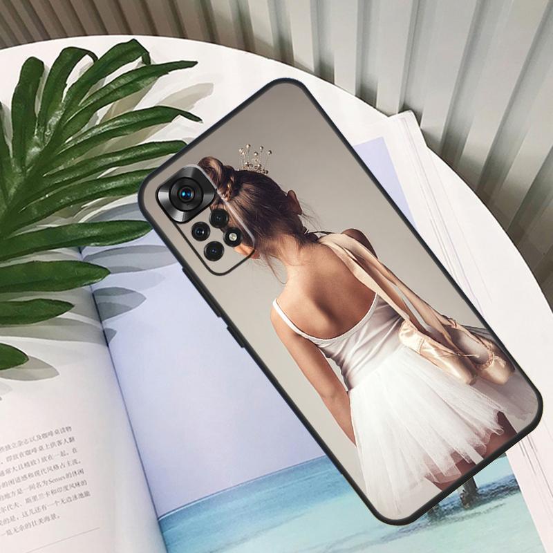 Ballerina Girl Dancing For Xiaomi Redmi 10C 9C 12C 10A 9T Case For Redmi Note 12 8 9 10 11 Pro 9S 10S 11S Cover