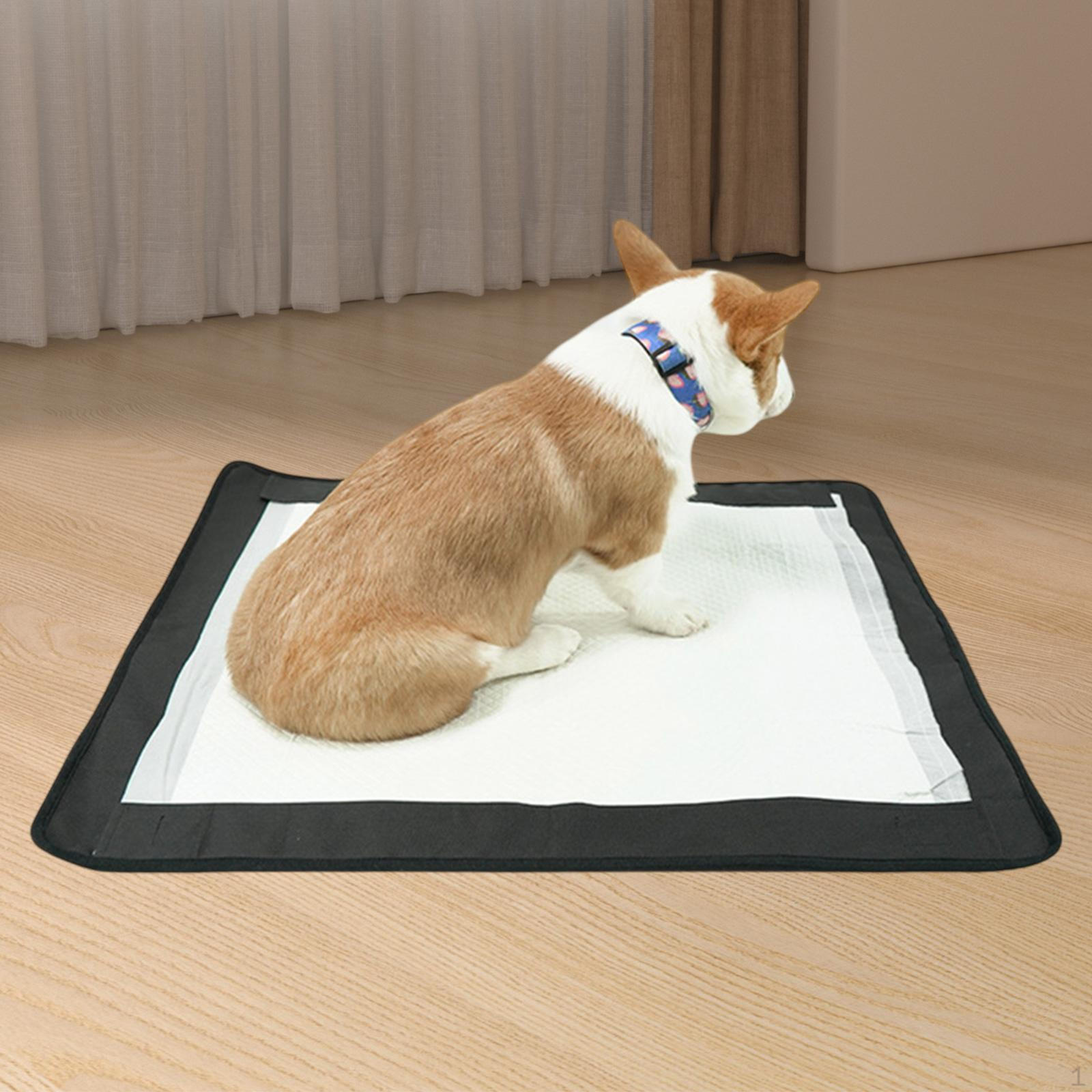 

Портативный держатель для туалета для собак, противоскользящий, легко переносить с фиксирующими магнитами для туалета для щенков