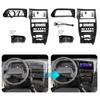 Replacement Dashboard Trim 9 Inch Car Radio Dash Fascia Kit for Lada Samara 2002-2014 Left High Strength ABS Plastic Hand Drive, Stereo Frame