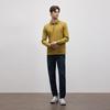 EMZ Men's Skin-friendly Thermal Long-Sleeve Polo Shirt