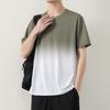 Men's Gradient Print T-Shirt - Casual, Stylish & Breathable