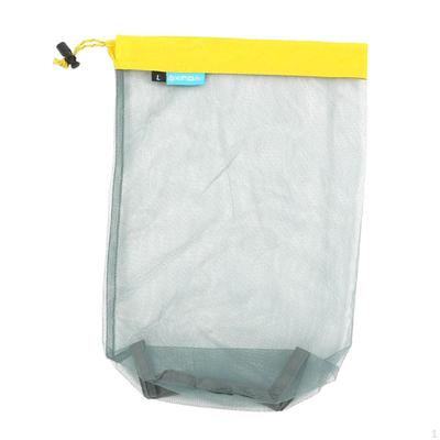 Sacs, Sac de Rangement en Maille de Nylon à Cordon de Serrage, Tailles S/M/L pour Camping Voyage, Randonnée, Extérieur,