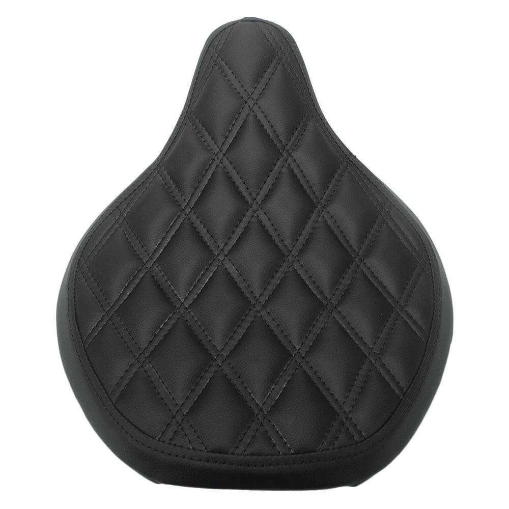 Motorcycle Accessories Black Red Front Driver Solo Seat Vintage Thicken Seat Cover Cushion For Triumph Bonneville Bobber 2017-up