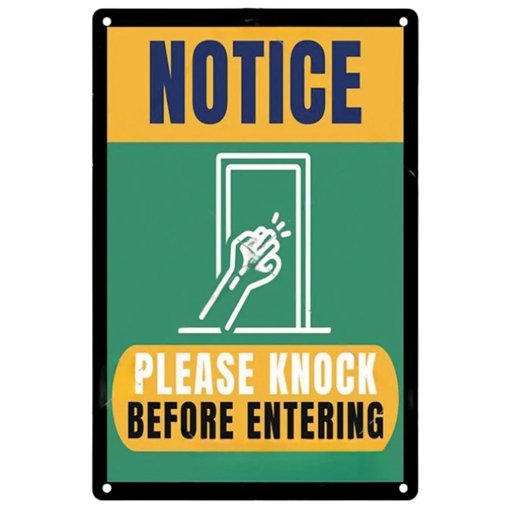 Vintage Caution Notice Zone Sign Metal Plate Warning Children Vedio Retro Plaque For Man Cave Garage Danger Door Wall Decor