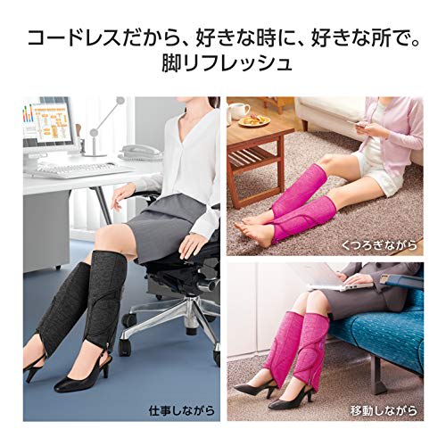 Panasonic Air Massager Leg Refle Ankle to Calf 3 Course Cordless Black EW-RA39-K