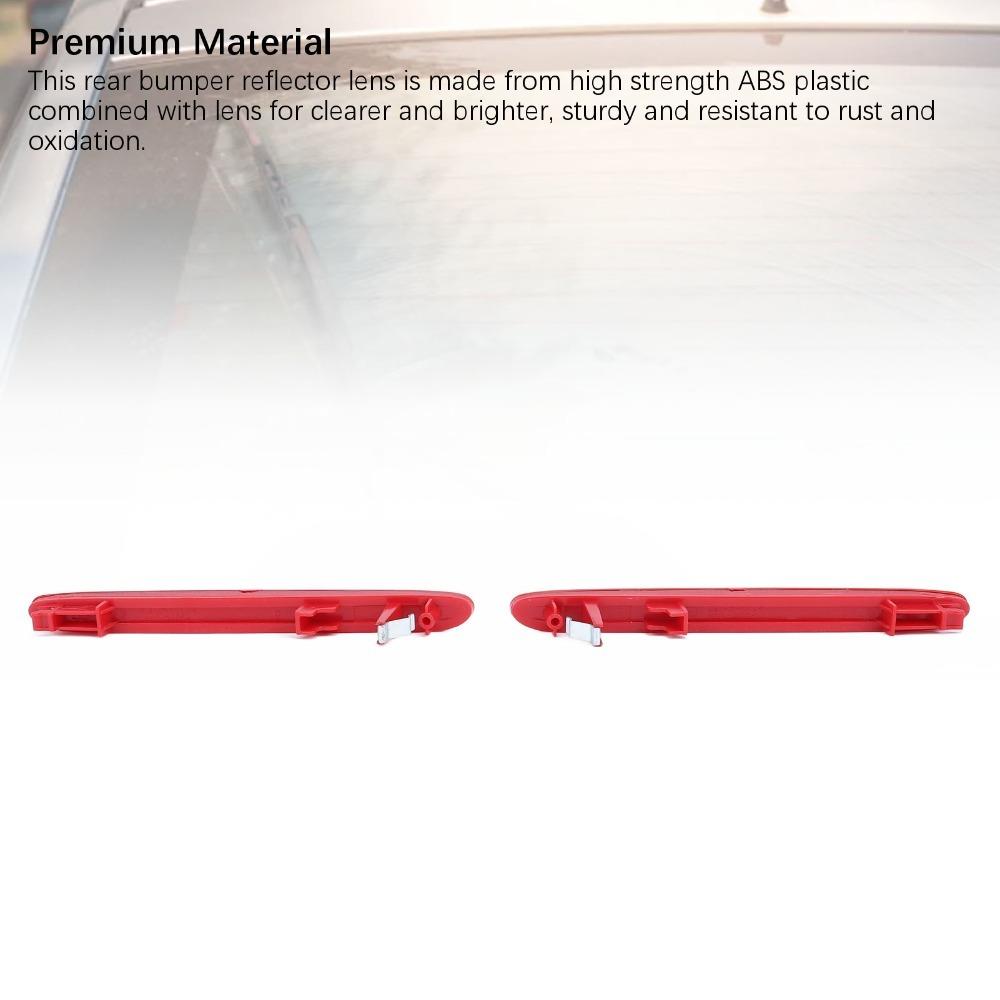 2PCS ABS Tail Bumper Reflector 33555-SEA-013, 33505-SEA-013 Rear Bumper Reflector Lens  for Accord