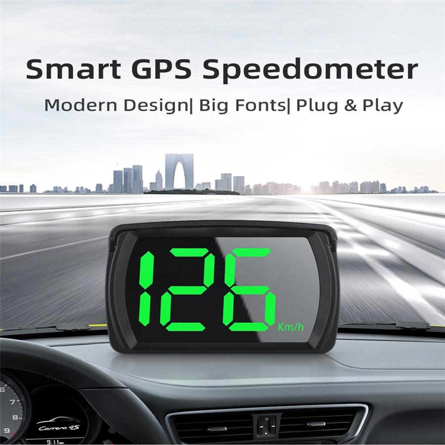 GPS HUD Digital Speedometer Head Up Display Electronics Accessories Universal