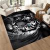 Summer Decoration Tiger Head Pattern Design Carpet Living Room Bedroom Entrance Study Room Bedroom Floor Mat Room Decoration
