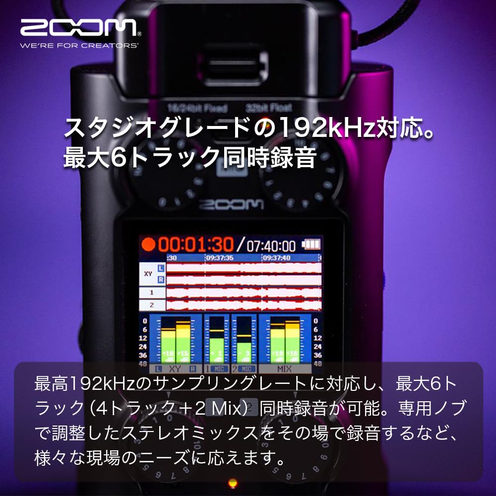 2025 Gold Award ZOOM H5 Studio Handy Recorder with 4 6 Gain Knob and Line Out Ideal for Instrument and Field Black [DGP Winner] 32-bit Recording,
