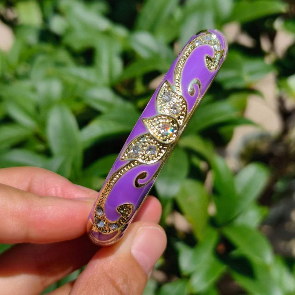 Crown Crown Cloisonne Bracelet Colored Dropper Oil Women's Hand Bracelet Gifts for Women Girl