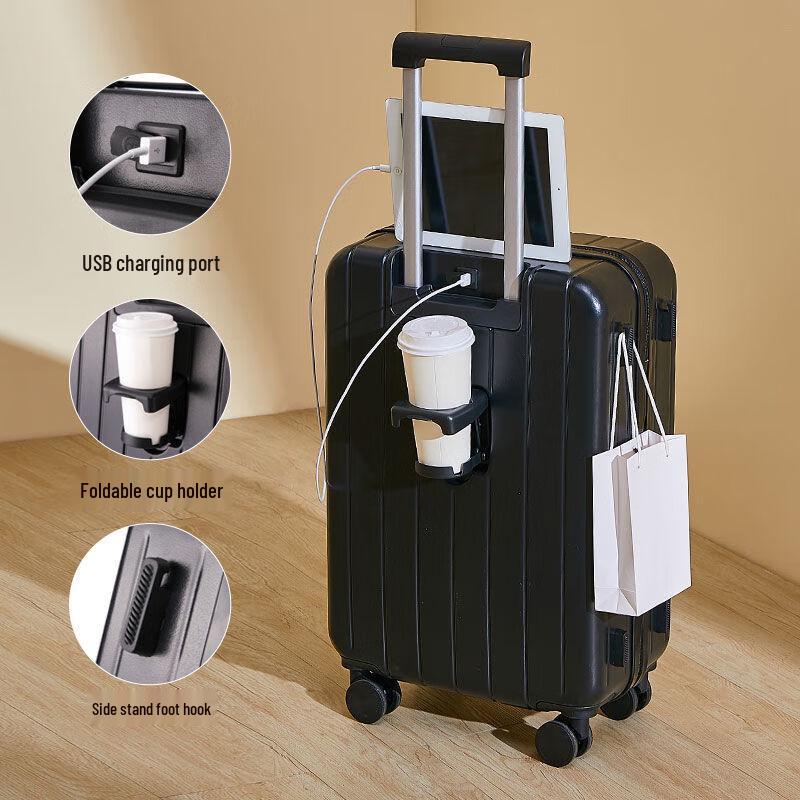 OEING Lightweight Multifunctional Travel Suitcase 26 inch